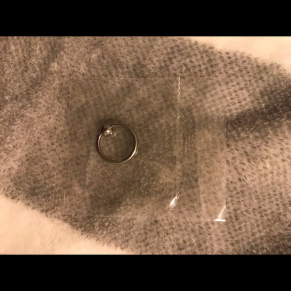 14 Gauge 1/2 5mm Stainless Steel BCR Captive Ring - Picture 1 of 1